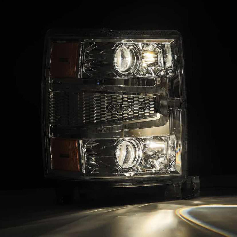 Led Headlights Chevrolet Silverado Cheyenne 2014 2015 Alpha Rex