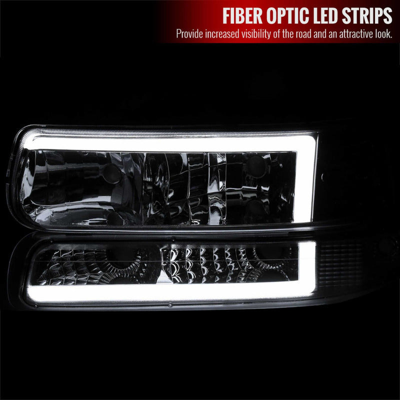 Faros Led Silverado Cheyenne Tahoe Suburban 1999 2000 2001+