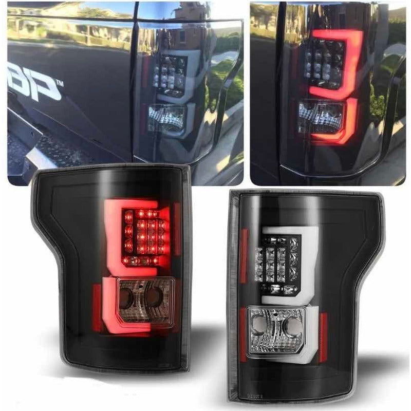 Calaveras Led F-150 Lobo 2015 2016 2017 Izquierdo Trasparente