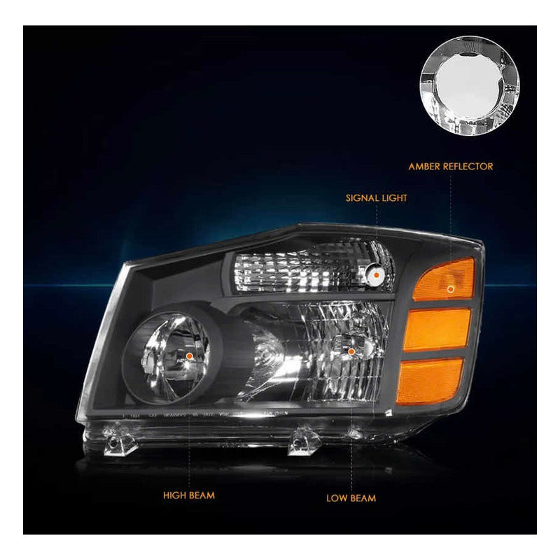 Par De Faros Nissan Titan Armada 2004 2005 2006 A 2015