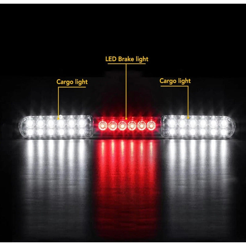 Luz Trasera Led De Freno F-150 Lobo 1997 1998 A 2003
