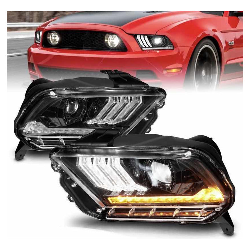 Ultra Led Headlights Ford Mustang 2010 to 2014
