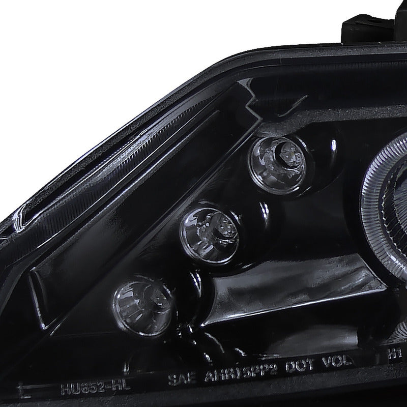 Dual Halo LED Headlights for Honda Civic 2006, 2007, 2008, 2009, and 2011