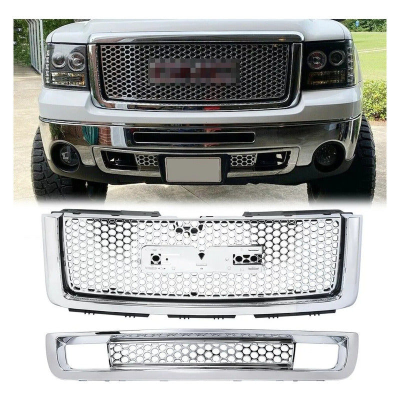 Chrome Grille GMC Sierra 1500 2007 to 2013