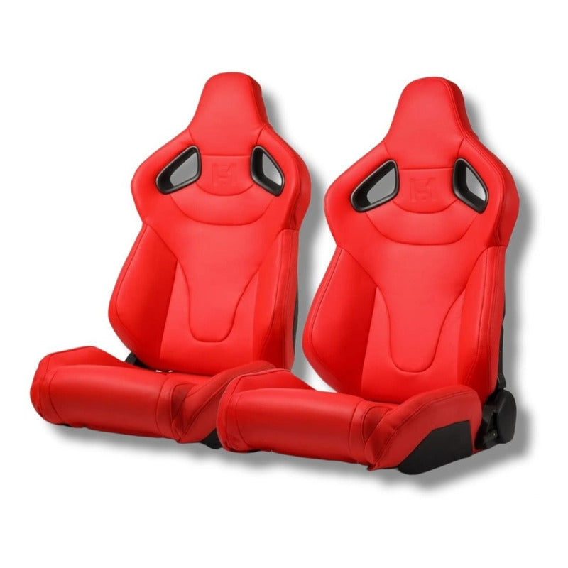 Universal Reclining Racing Seats with Adjustment Slider