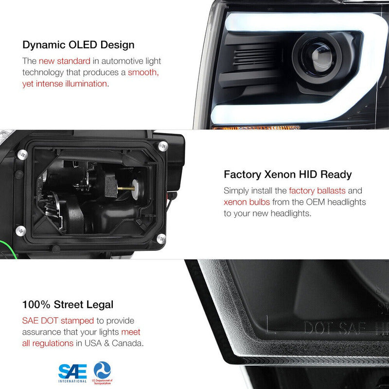 Led Headlights Ford F-150 2013 2014