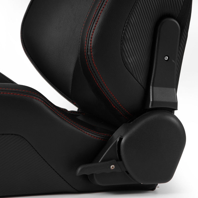 Universal Reclining Racing Seats with Adjustment Slider