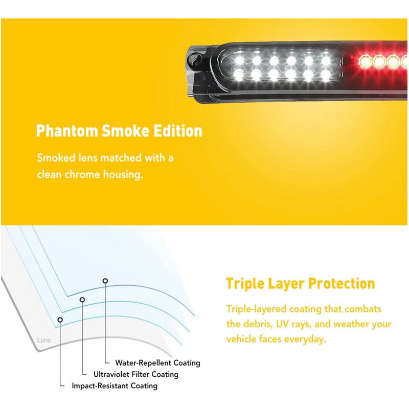 Luz Trasera Led De Freno F-150 Lobo 1997 1998 A 2003