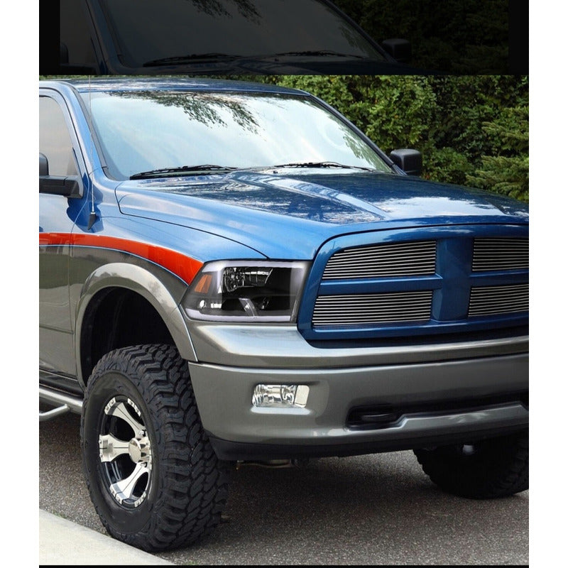 Par De Faros Led Dodge Ram 1500 2009 2010 2011 2012 A 2018 Derecho