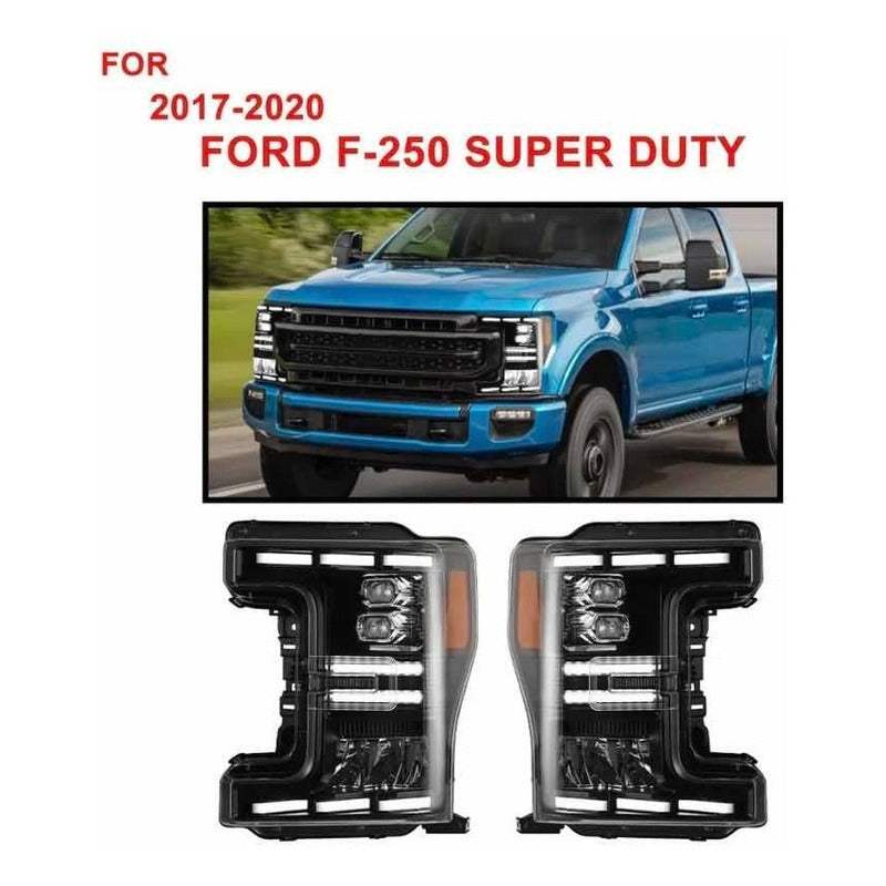 Faros Led Ford F-250 F-350 Super Duty 2017 2018 2019 Izquierdo