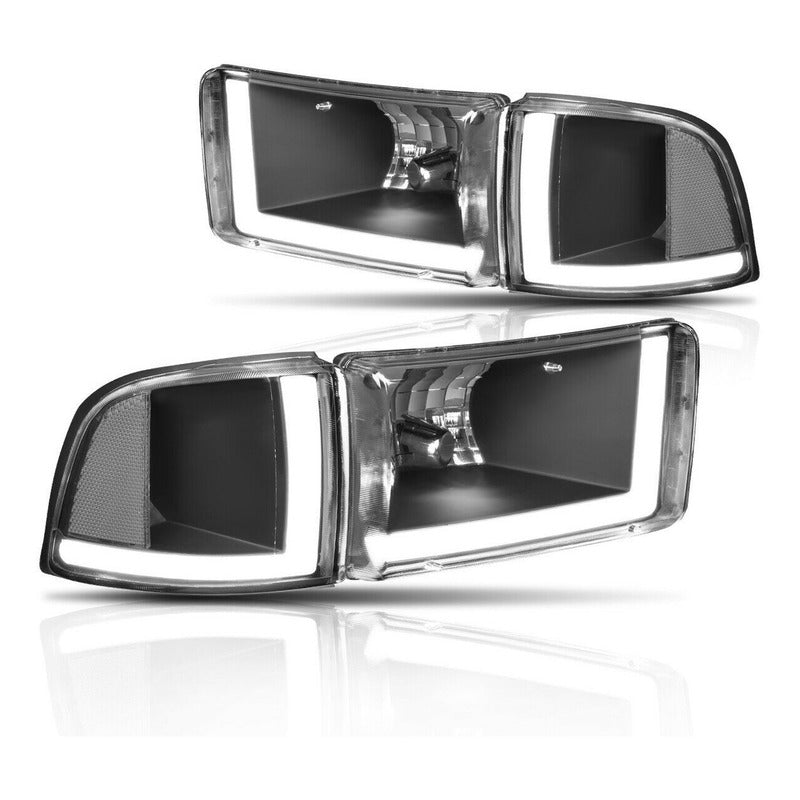 Faros Led Drl Dodge Ram 1500 1994 1995 1996 1997 1998 A 2002