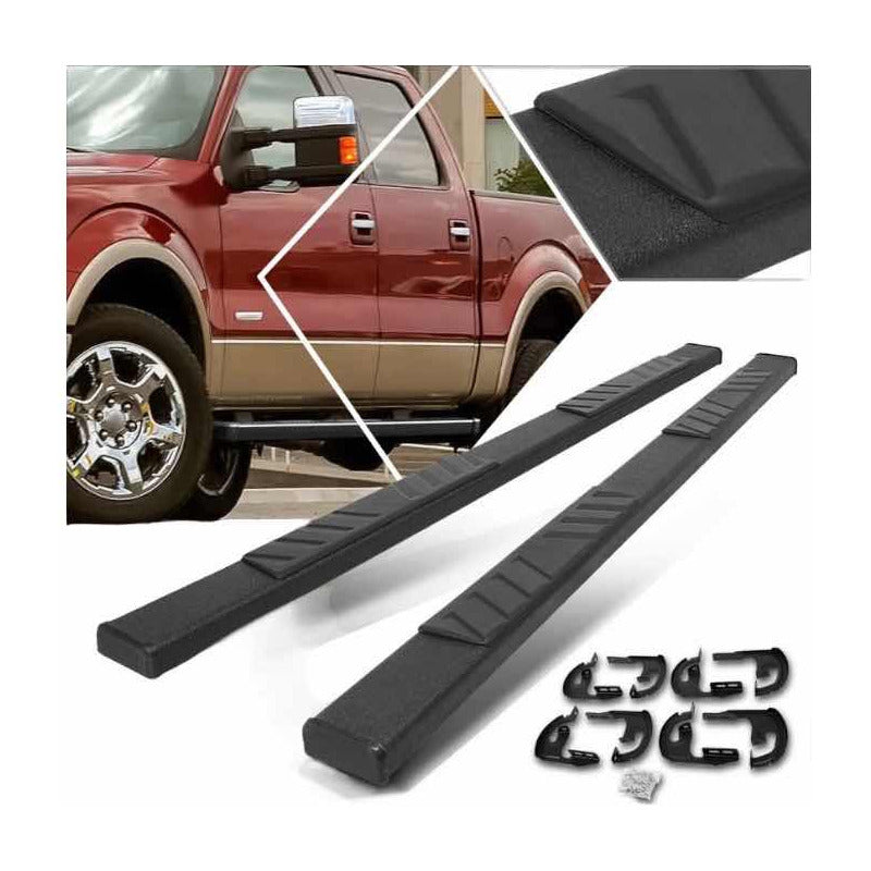 Estribos F-150 Crew Cab 2004 2005 2006 2007 2008 2009 - 2014 Negro