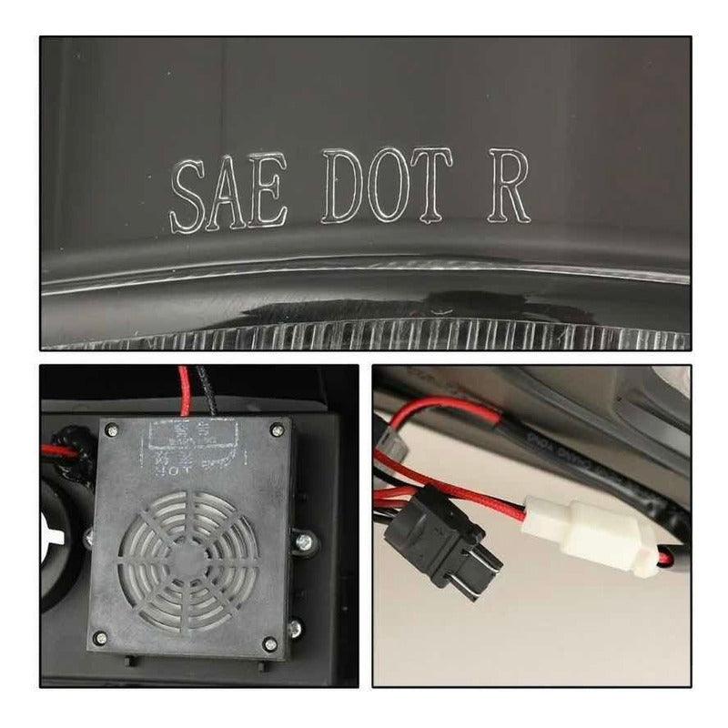 Calaveras Led F-150 Lobo 2015 2016 2017 Izquierdo Trasparente