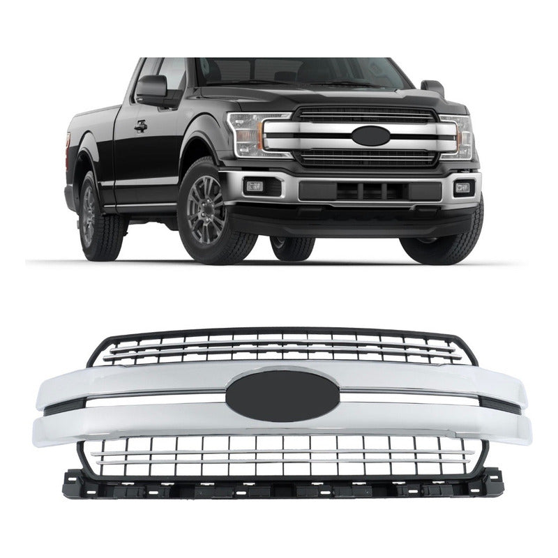 Parrilla Delantera F-150 Lobo Cromada 2018 2019 A 2020