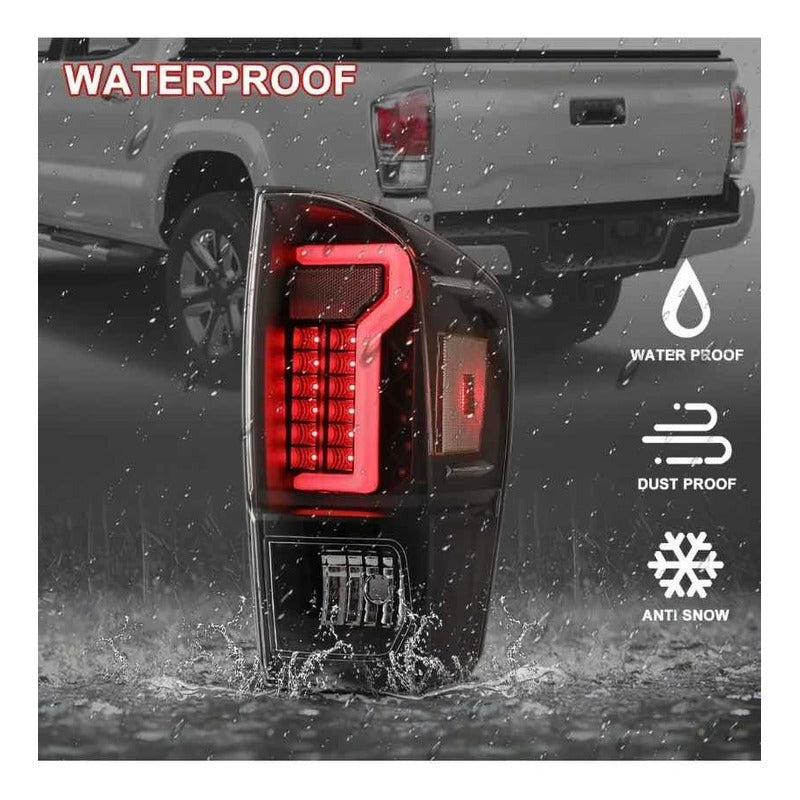 Par De Calaveras Led Toyota Tacoma 2016 2017 2018 A 2021 Trasparente