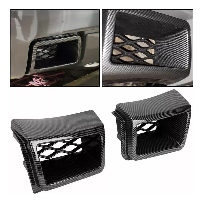 Rejillas De Aire Silverado Ss Fibra De Carbono 2003 A 2007