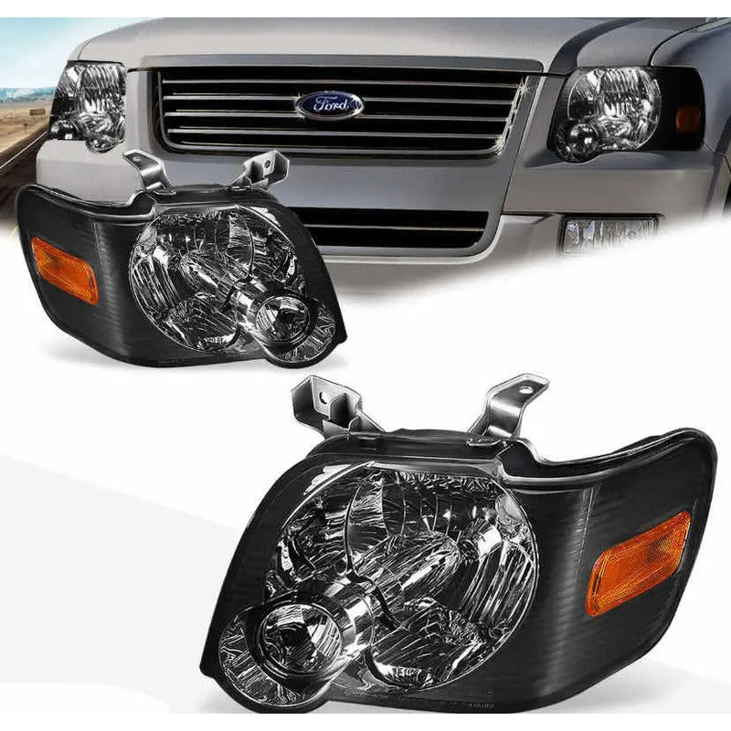 Faros Ford Explorer Sport 2006 2007 2008 2009 2010 Par Ambos Lados
