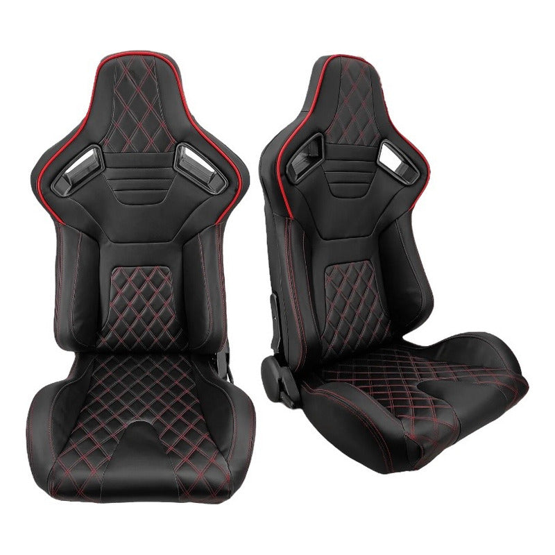 Universal Reclining Racing Seats with Adjustment Slider