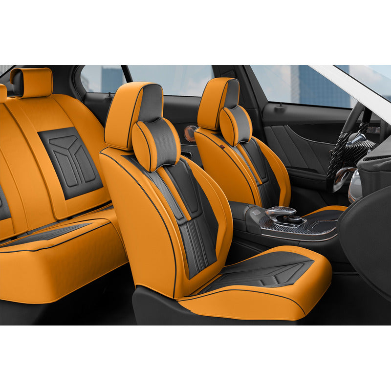 Juego De Cubre Asientos Cuero Lujo Ford Escape 2012 A 2016