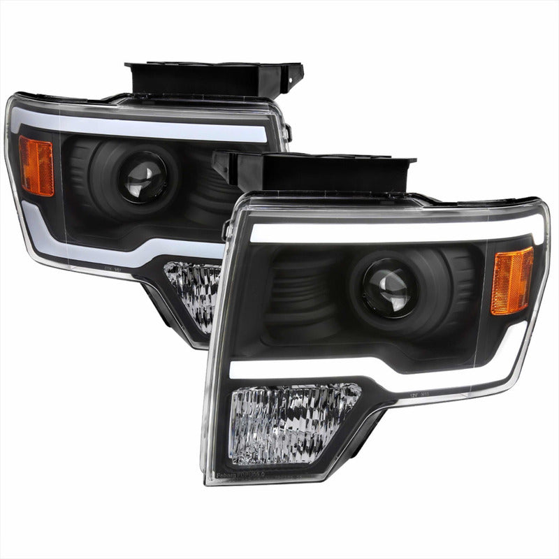 Par De Faros Led Ford F-150 Lobo 2009 2010 2011 2012 A 2014 Derecho