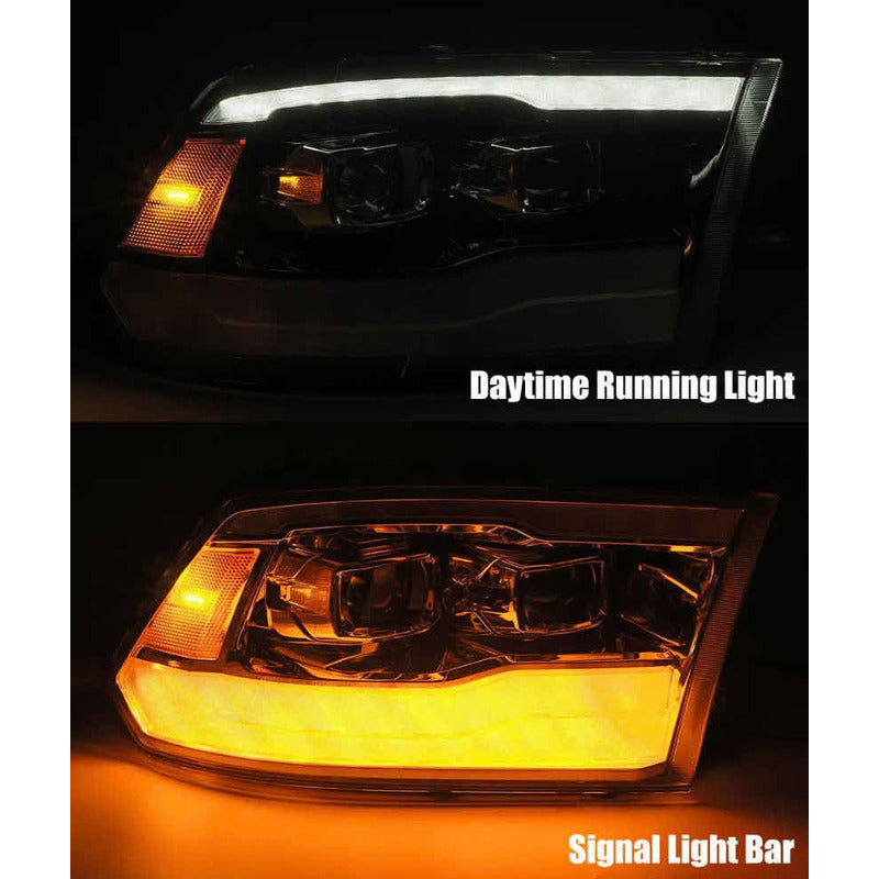 Led Drl Headlights Ram 1500 2500 3500 2009 to 2018