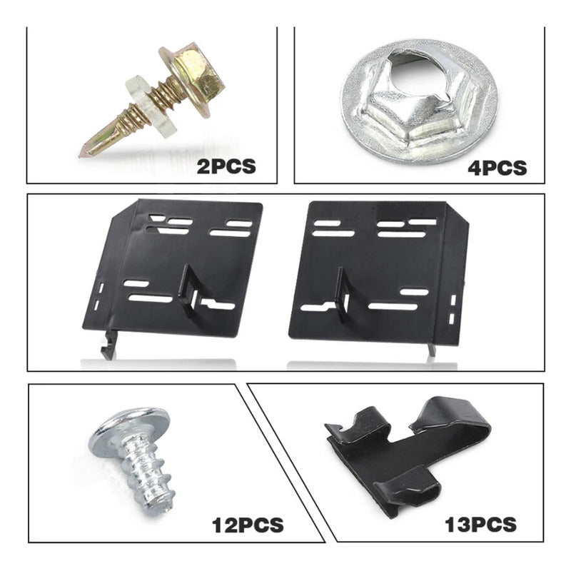 Bisel De Radio Doble Din Dodge Ram 1500 2500 1998 A 2002 Negro