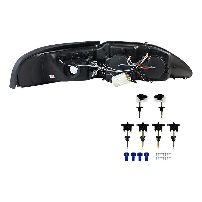 Halo Led Headlights Ford Mustang 1994 to 1998
