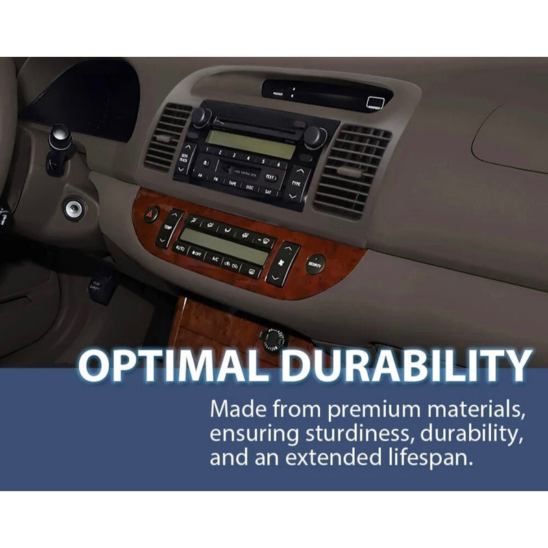 Bisel Central Para Radio Toyota Camry Marrón 2002 A 2006