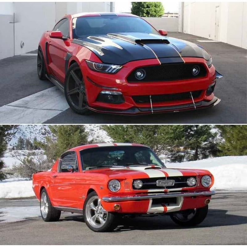 Black LED Grille Ford Mustang S-550 2015 2016 2017