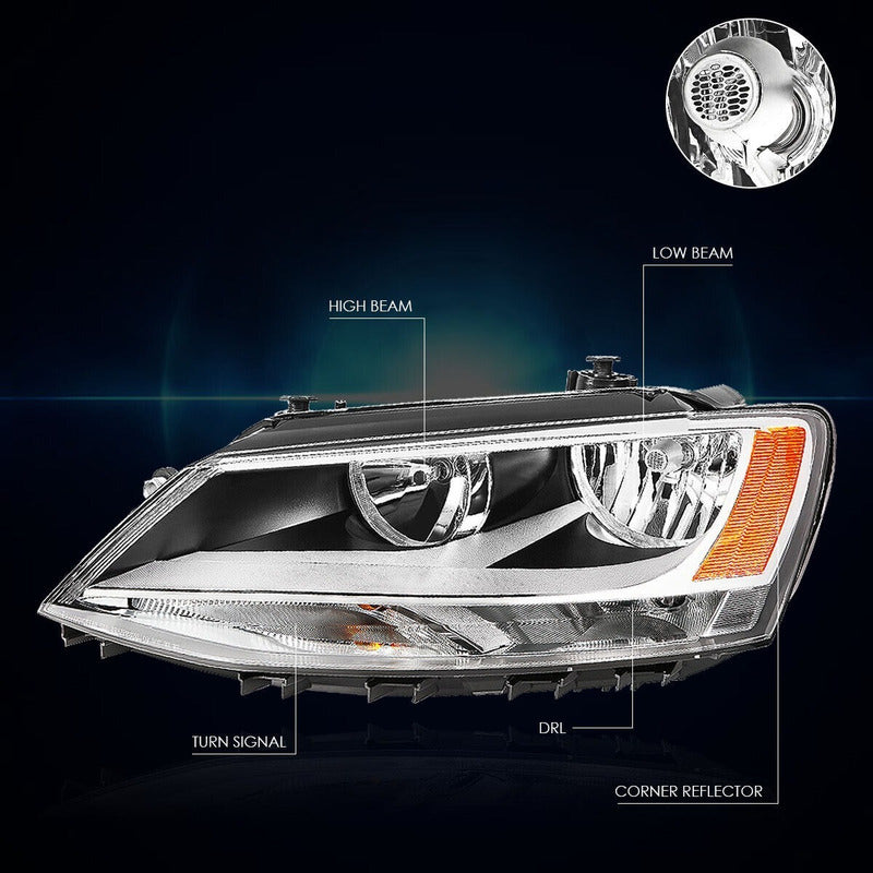 Faros Volkswagen Jetta Mk6 2011 2012 2013 2014 2015 A 2018