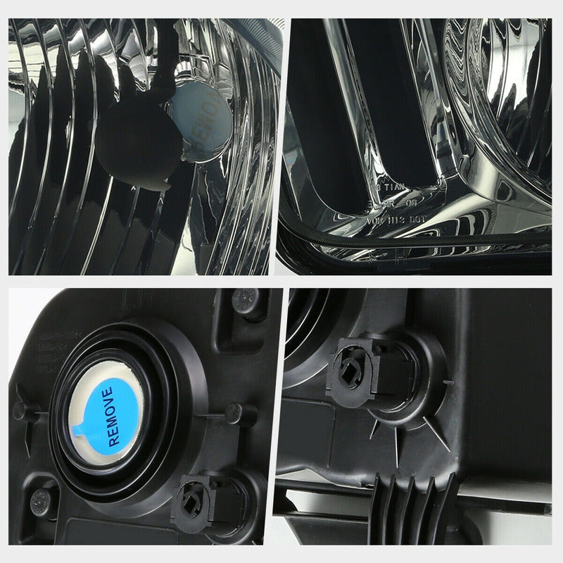 Faros Para Ford Mustang Ahumados 2005 2006 2007 A 2009