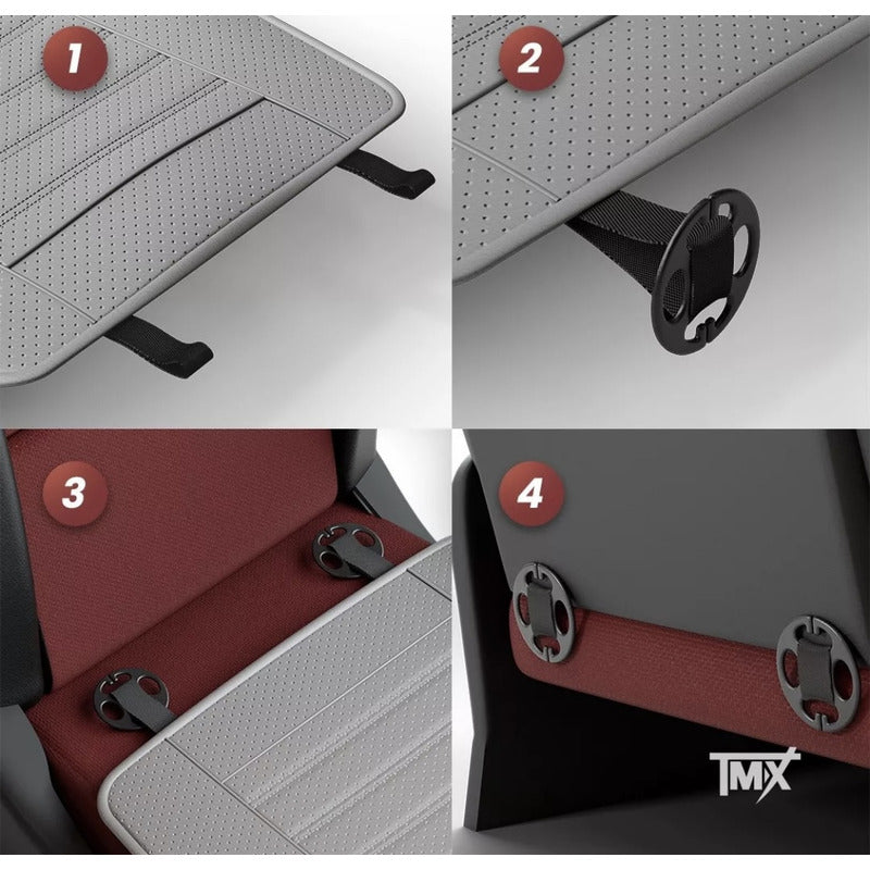 Fundas Universales Para Asientos Delanteros Con Daño Gris