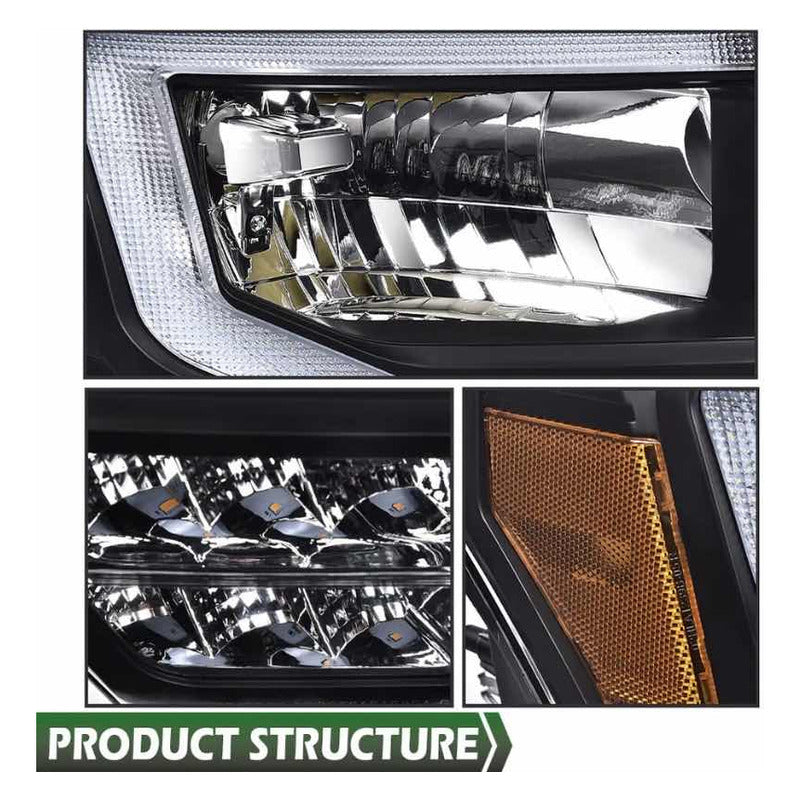 Led headlights Ford F-150 Lobo 2009 to 2014