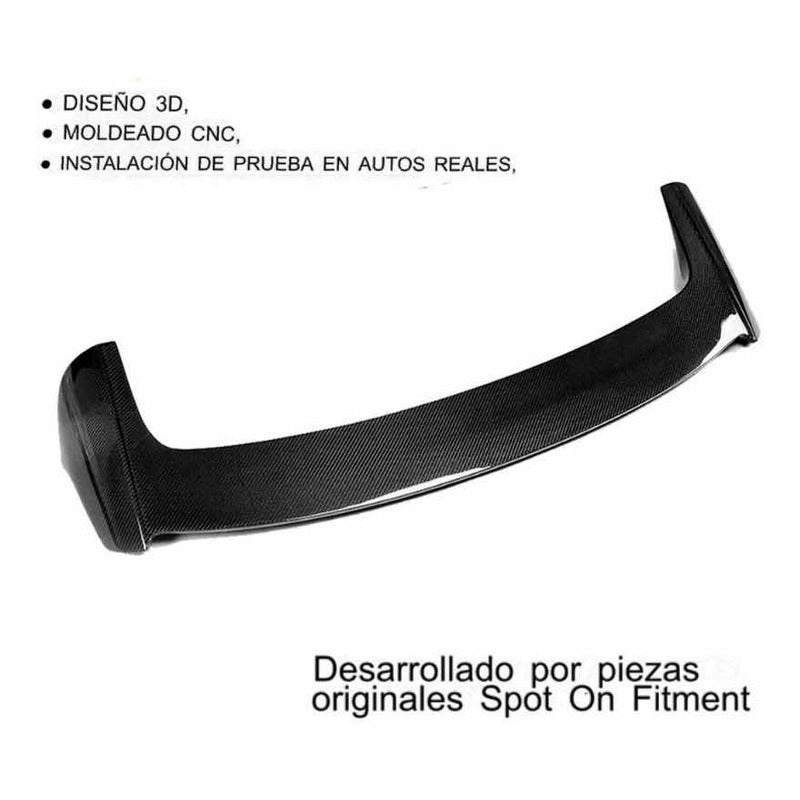 Spoiler Alerón Fibra De Carbono Mazda 3 Hatchback 2014-2019