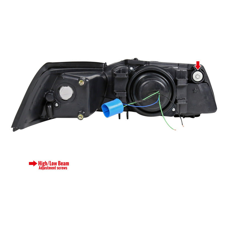 Halo Led Headlights Ford Mustang 1999 to 2004