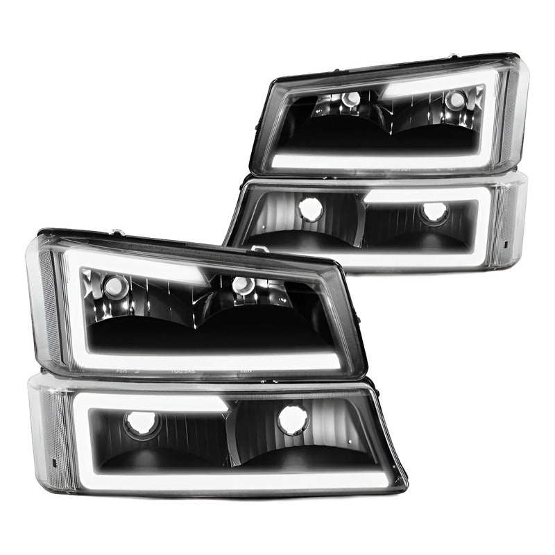 Faros Led Drl Chevy Silverado Avalanche 2003 2004 A 2007