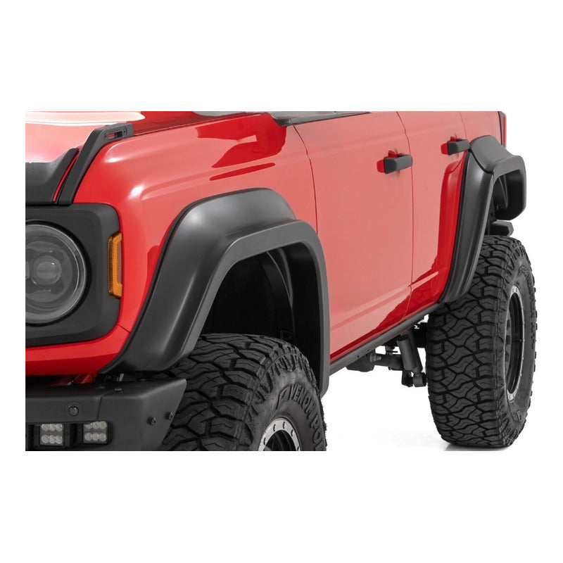 Cantoneras Laterales Rough Country Bronco 2021 A 2025 Negro
