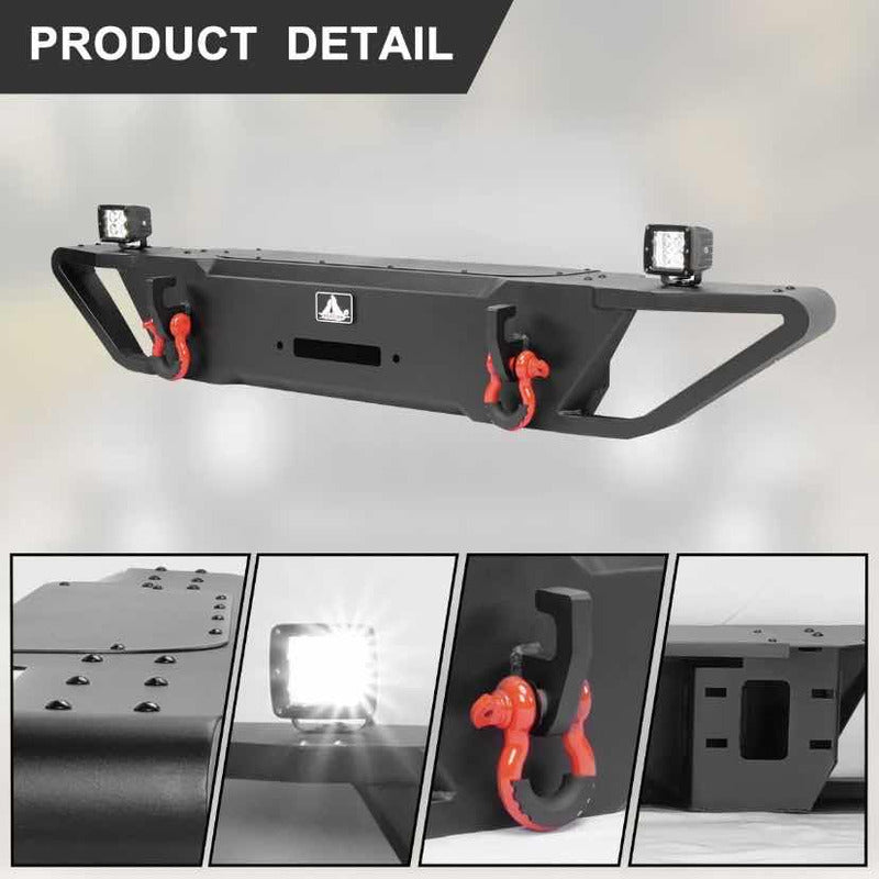 Rear LED Bumper for Jeep Wrangler JK 2007 to 2018