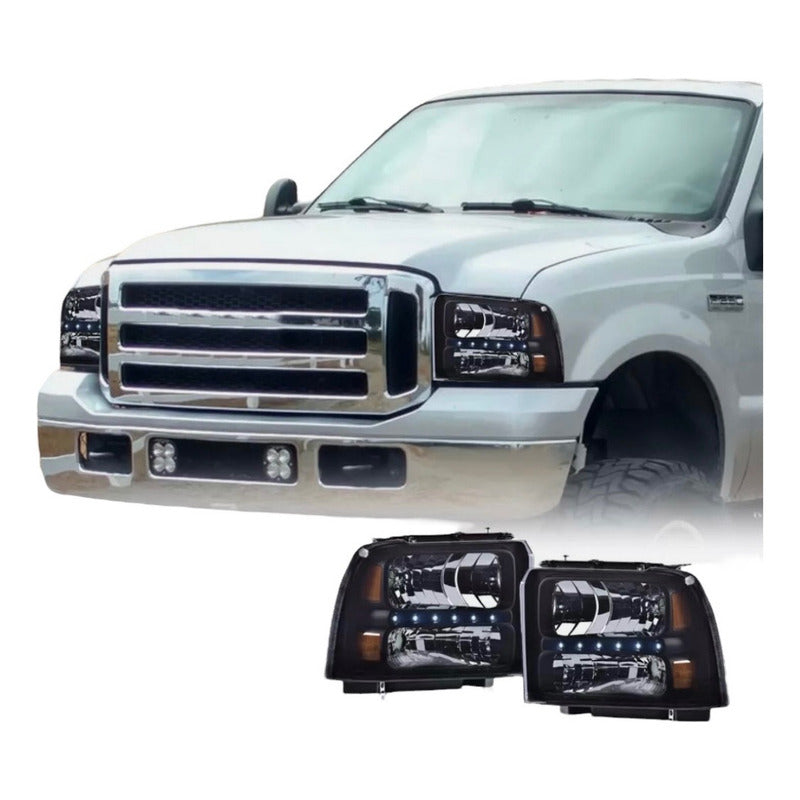 Faros Led Ford F-250 F-350 F-450 F-550 2005 2006 2007