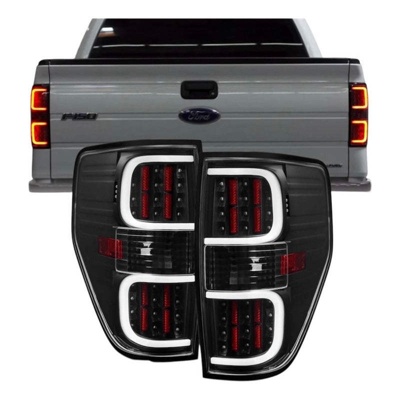 Calaveras Traseras Led Ford F-150 Lobo 2009 2010 A 2014