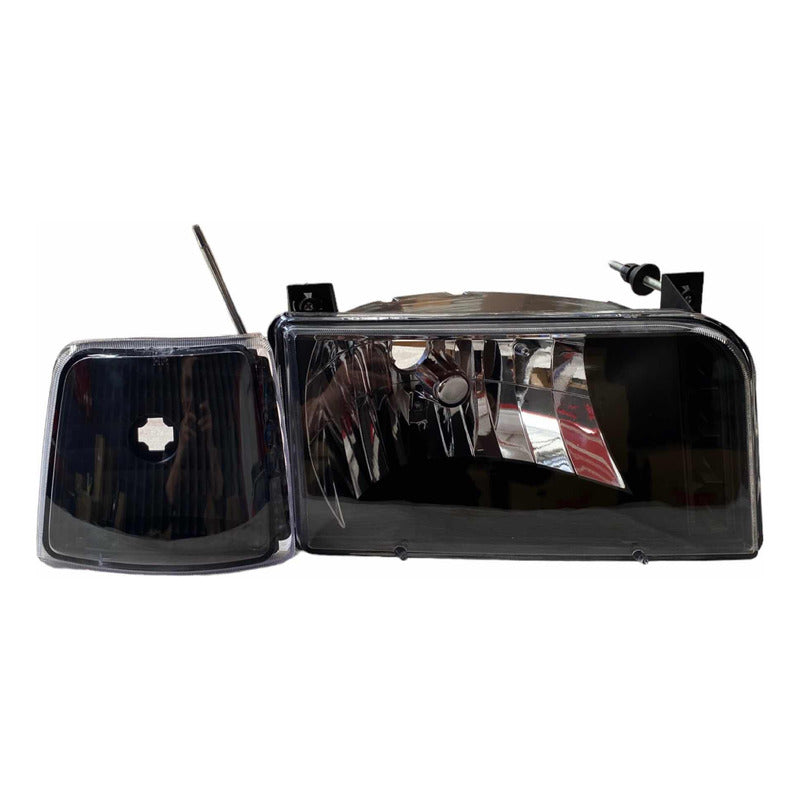 Right LED Headlight F-150 Bronco Without Quarter 1992 1993 to 1996