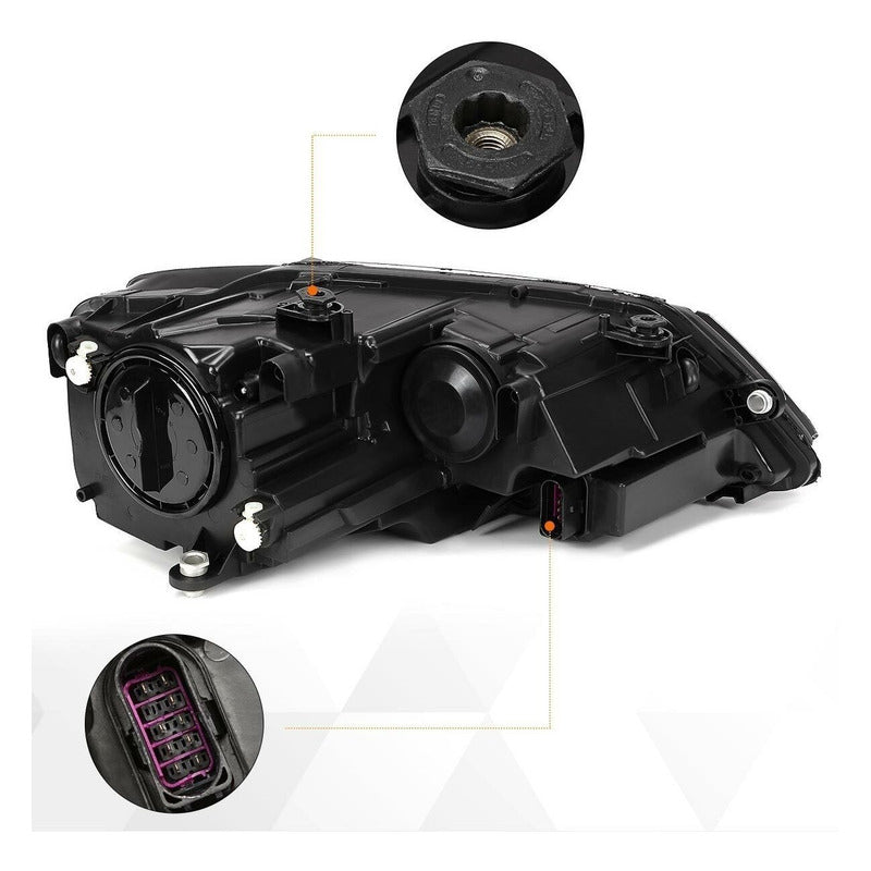 Faros Volkswagen Jetta Mk6 2011 2012 2013 2014 2015 A 2018