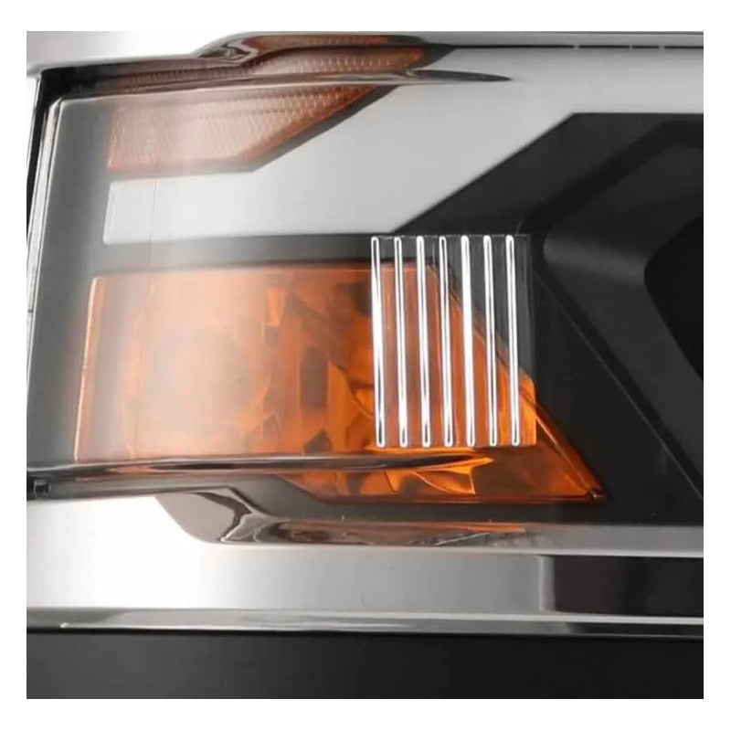 Par De Faros Led Cheyenne Silverado 1500 2014 2015 Cromados