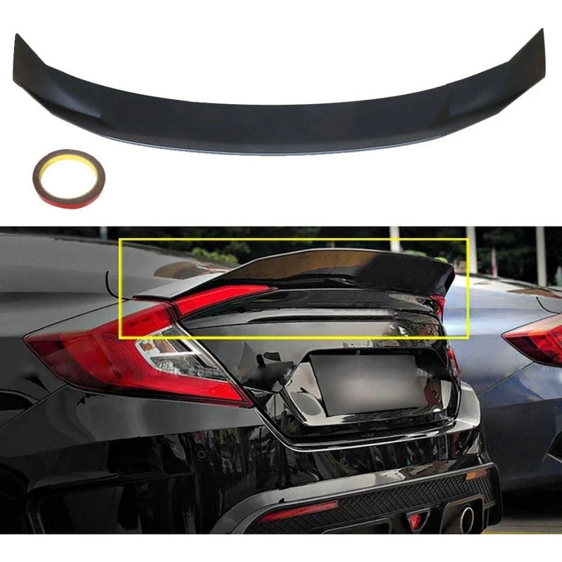 Alerón Trasero Honda Covic Negro Brillante 2016 2017 A 2020
