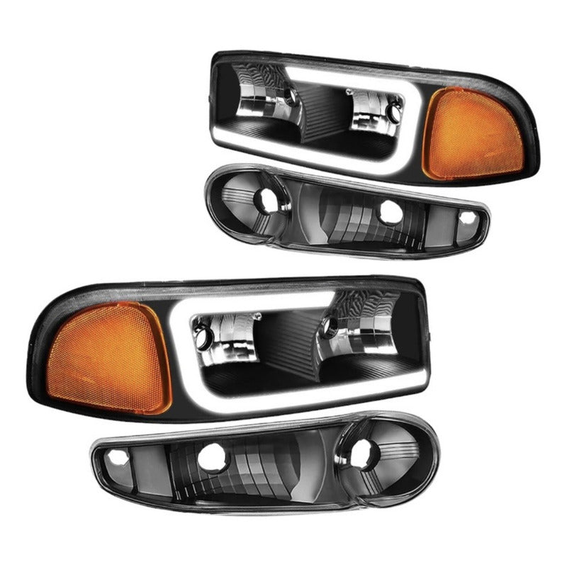 Faros Led Delanteros Yukon Xl Sierra Danali 2000 A 2006