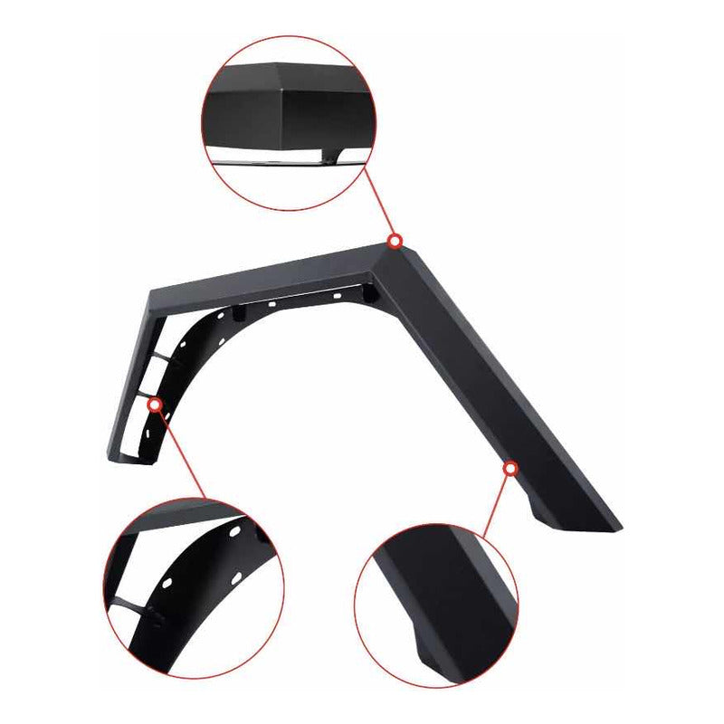 Rear Corner Guards for Jeep Wrangler 2018 to 2022
