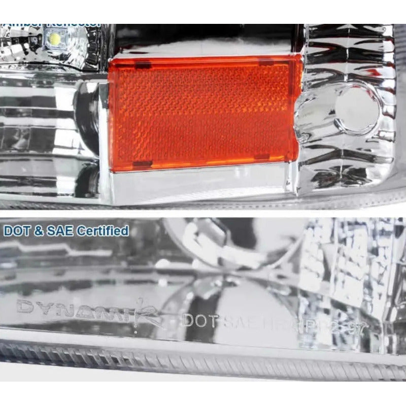 Par De Faros Led Dakota Durango Con Daño 1997 1998 A 2004