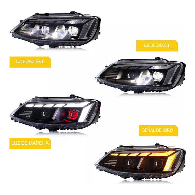 Faros Led Jetta Mk6 2011 2012 2013 2014 2015 A 2018