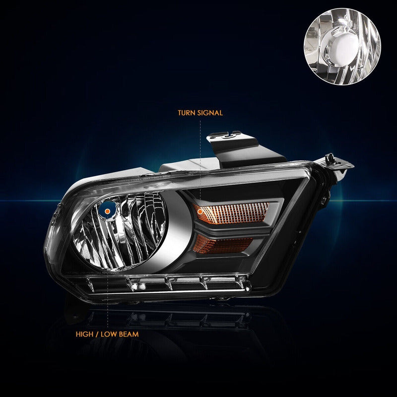 Faros Para Ford Mustang 2010 2011 2012 2013 2014