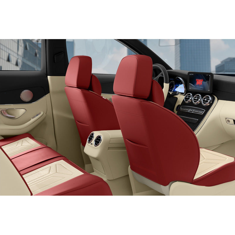 Juego De Cubre Asientos Cuero Lujo Ford Escape 2012 A 2016